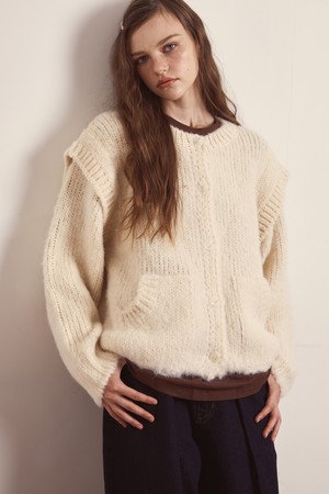 Cream Vanila Cardigan Ivory