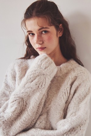 Handmade Donuts Knit Oatmeal