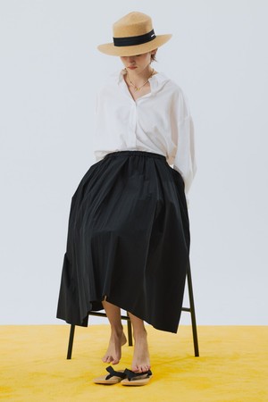 Cn irregularity skirt Black