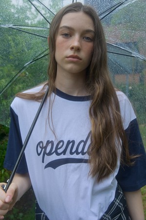 Opendoor Raglan Baseball T‑Shirt Navy