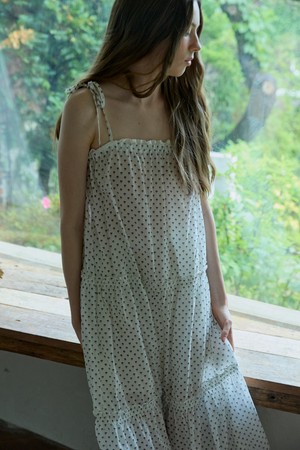 Small print onepice Ivory