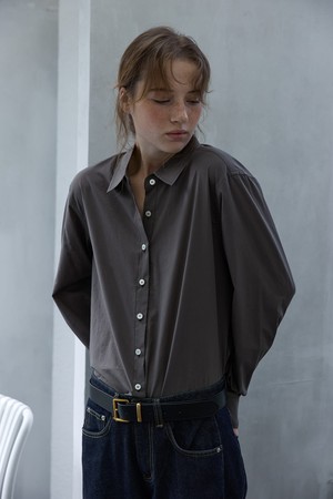 Classic Cotton Shirt Mocha