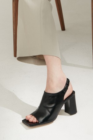 스퀘어토 뮬 샌들 힐 LC55_8cm