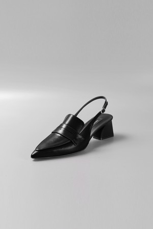 블록힐 슬링백 로퍼 LC313_5cm