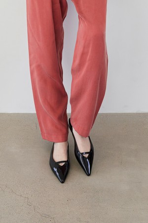 레더 슬링백 펌프스 LC378_2cm