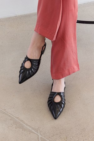 레더 슬링백 펌프스 LC385_2cm