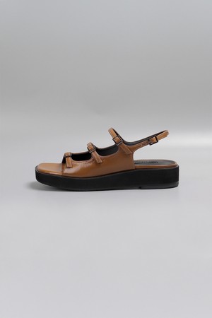 레더 스트랩 플랫폼 샌들 LC392_4cm
