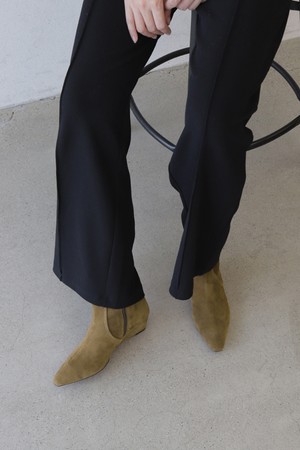 스웨이드 앵클 부츠 LC508_4cm