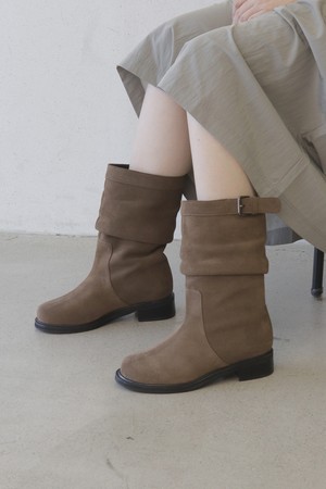 스웨이드 하프 부츠 LC510_3cm