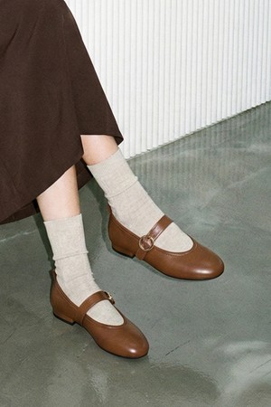 메리제인 발레리나 플랫 슈즈 LC531_1.5cm