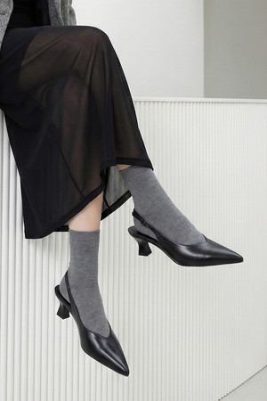 스틸레토 V컷 슬링백 펌프스 LC542_5cm