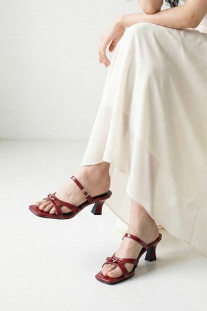 로맨틱 골드링 스트랩 뮬 샌들 LC571_5cm