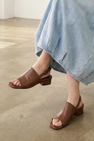 와이드 오픈토 슬링백 샌들 LC580_3cm