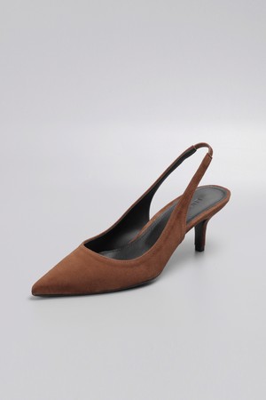 포인티드 스웨이드 슬링백 펌프스 LC704_6cm