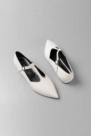 [리퍼브] Stiletto T-strap Flat LC310_1cm