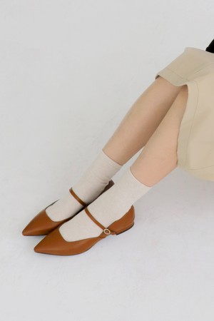 [리퍼브] Stiletto T-strap Flat LC310_1cm