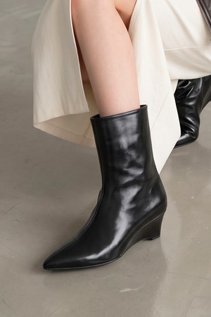 스틸레토 미니멀 웨지힐 부츠 LC750_5cm