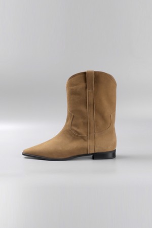 [리퍼브] Suede Western Boots LC277_2cm
