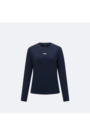 [케이스위스] 여성 실키 테크 긴팔 티 NAVY (1KSTLFU503)_NAVY-a