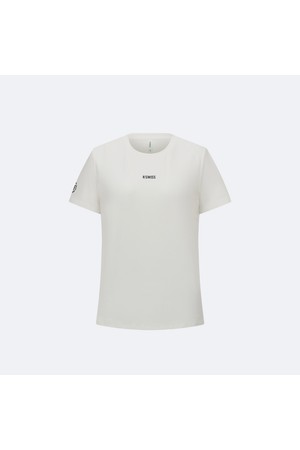 [케이스위스] 여성 실키 테크 반팔 티 IVORY (1KSTSFU501)_IVORY-a