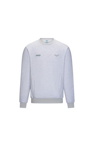 [케이스위스] K-SWISS X RUBLO 크루넥 스웨트 셔츠 MG (1KSSRSV901)_BEIGE-a