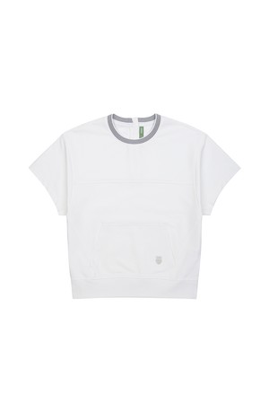 [케이스위스] COURT IVY 여성 포켓 반팔 티 (1KSTSMV507WH)_WHITE-a