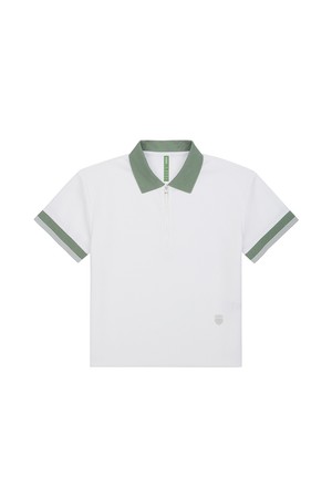 [케이스위스] COURT IVY 여성 폴로 반팔 티 (1KSPSMV502WH)_WHITE-a