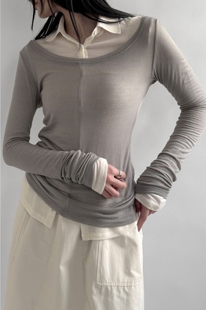 Sheer Boatneck Top_3 Color Option