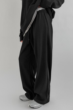 Essential Wool Knit Pants_Black