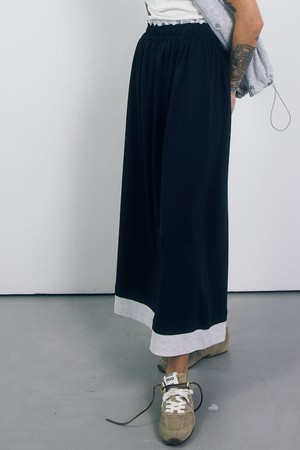 Layering Jersey Skirt_Black