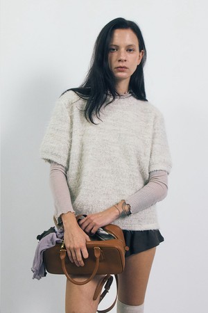 Cozy Boucle Top_Ivory