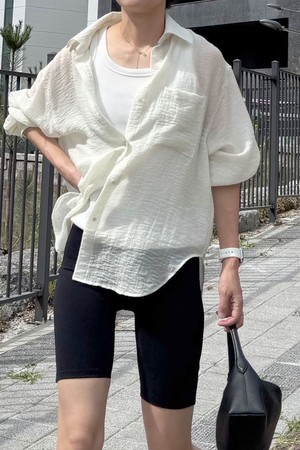 Natural Breeze Shirt_Cool White