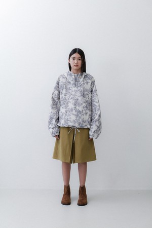 FLOWER WINDBREAKER - GREY