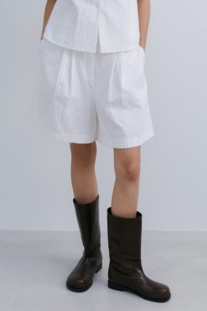 MIDI SHORTS - WHITE
