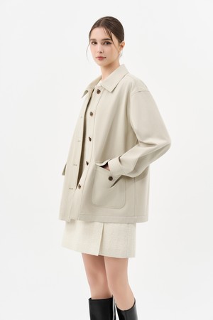 코튼 워크 자켓_KHAKI BEIGE