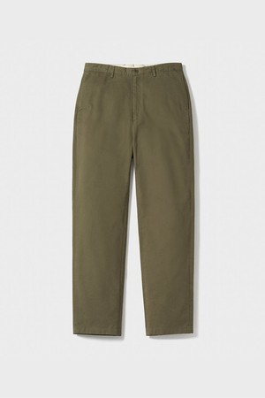 Washed Tapered Pants_Olive