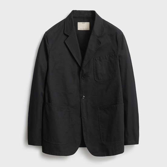 Washed Sports Jacket_Black