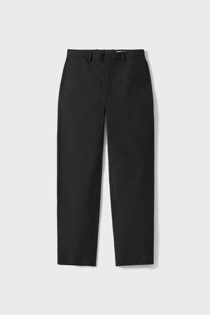 Wool Tapered Pants (Scotch)_Black