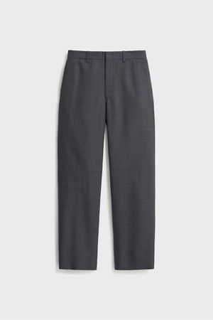 Wool Tapered Pants_Mid Gray
