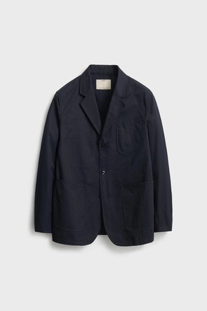 Washed Sports Jacket_Dark Navy