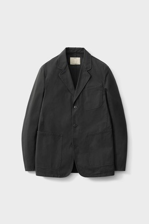 Washed Sports Jacket_Charcoal
