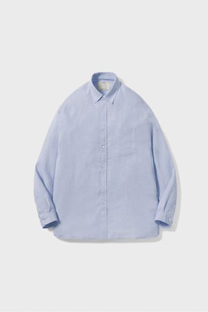 Comfort Shirt (Linen)_Sax