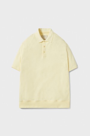 Short Sleeve Comfort Polo T-Shirt_Lemon