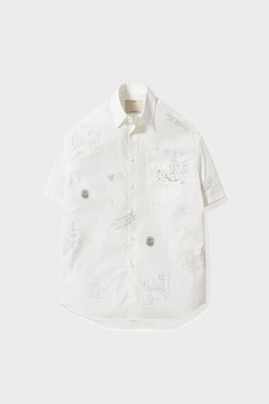 Short Sleeve Comfort Shirt - White