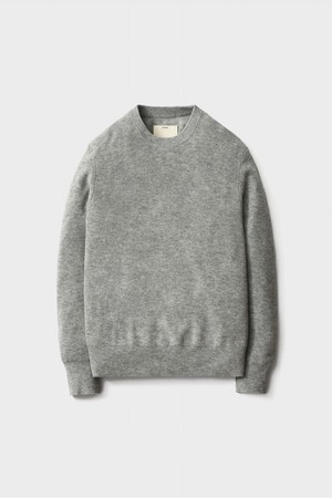 Comfort Crewneck Knit_Melange Gray