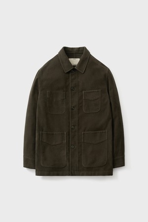 Moleskin Work Jacket_Olive