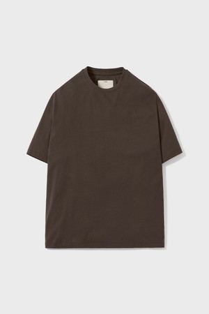 Short Sleeve Comfort T-Shirt (Fine Cotton)_Brown