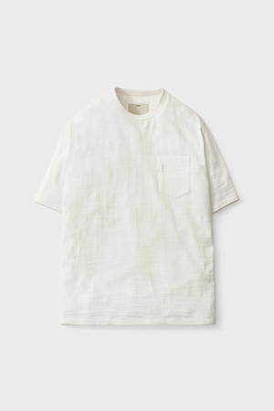 Short Sleeve Comfort Pocket T-shirt (Slub)_White