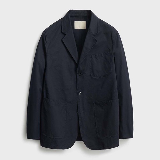 Washed Sports Jacket_Dark Navy