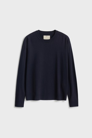 Classic Crewneck Knit_Dark Navy
